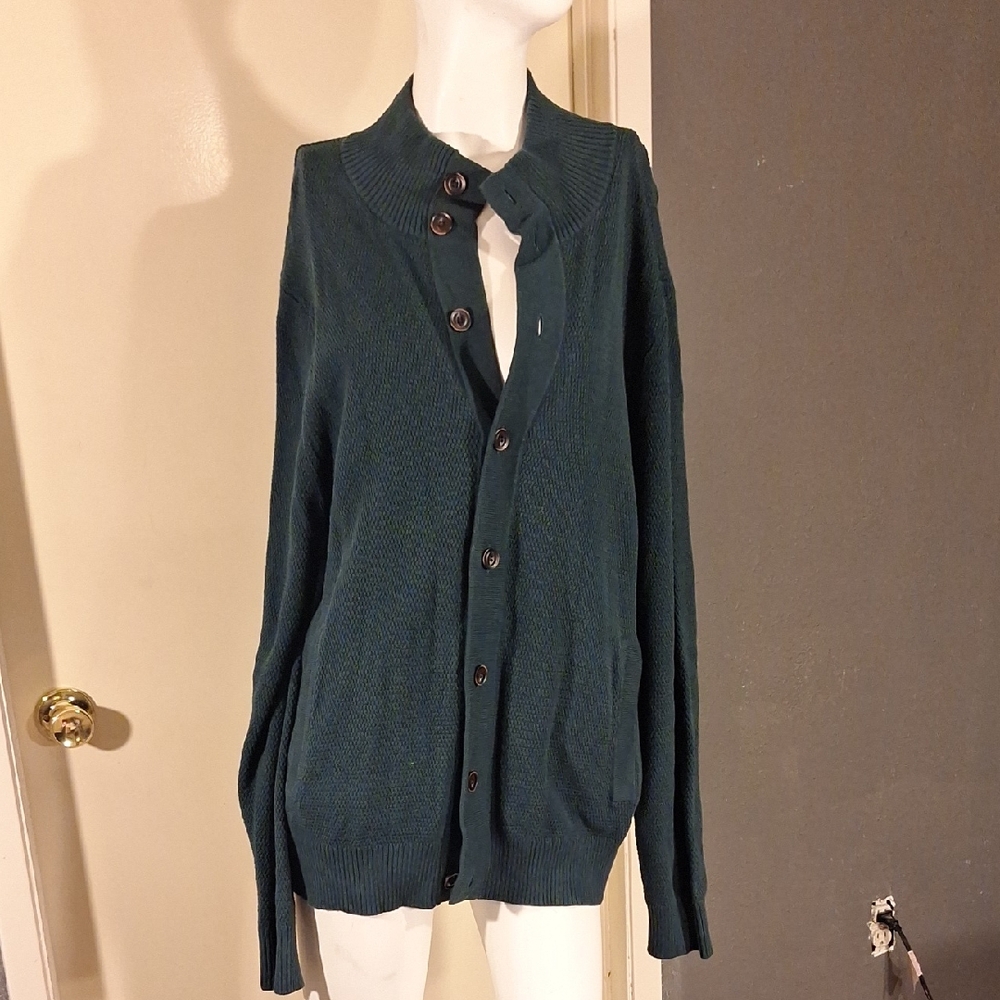 Goodfellow & Co Men's Teal Cardigan Sweater